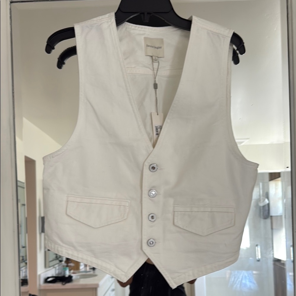 Favorite Daughter White Vest Revolve